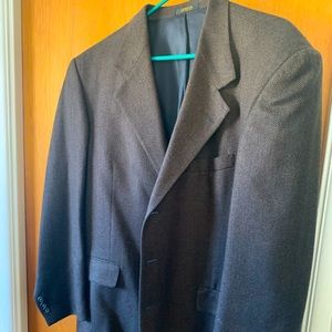Brown Herringbone Blazer (44R)